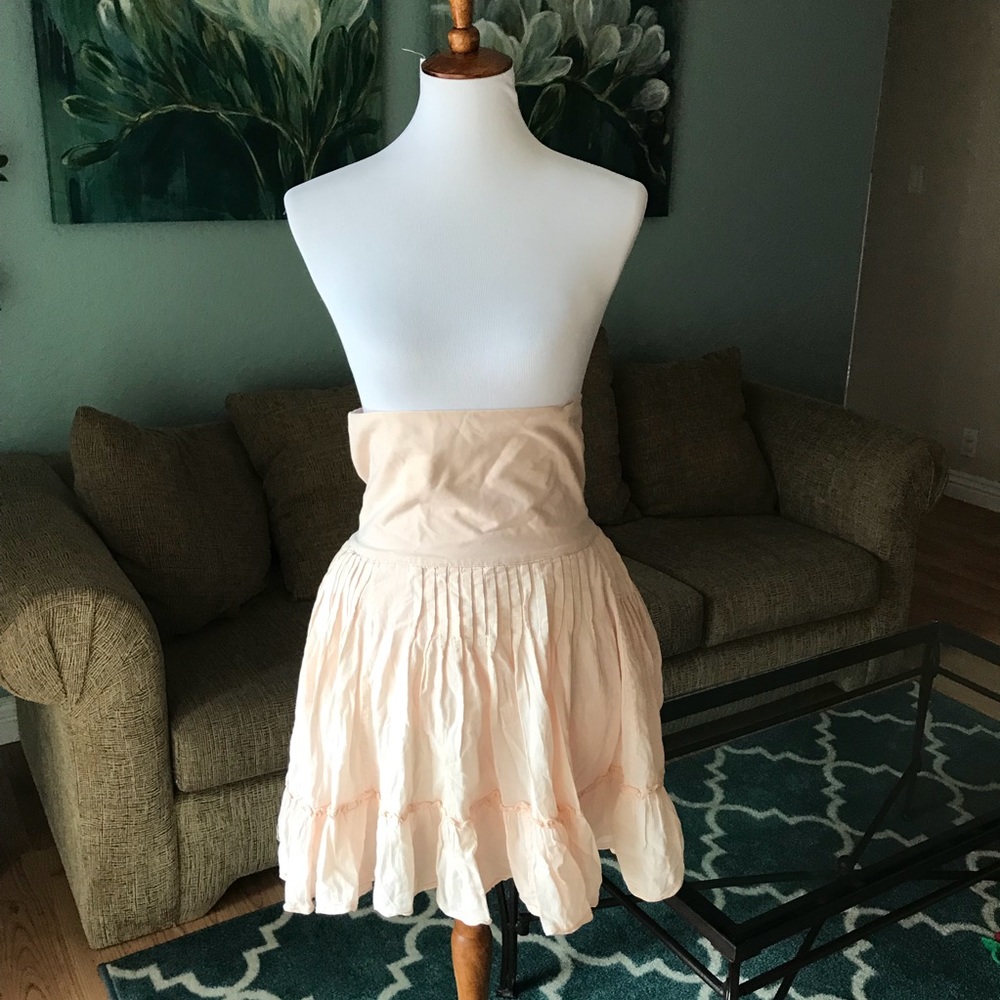 Gap maternity peach/pink cotton skirt